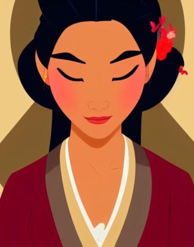 A woman