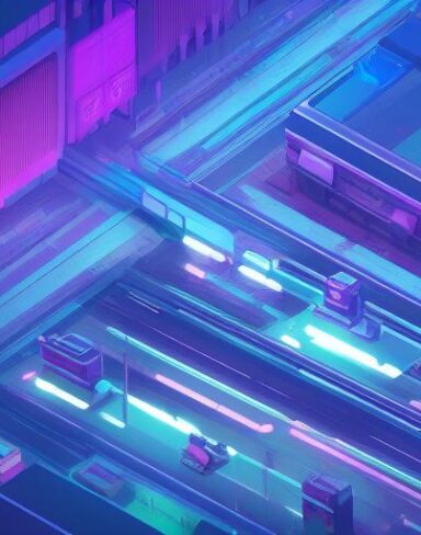 Cyberpunk speed art