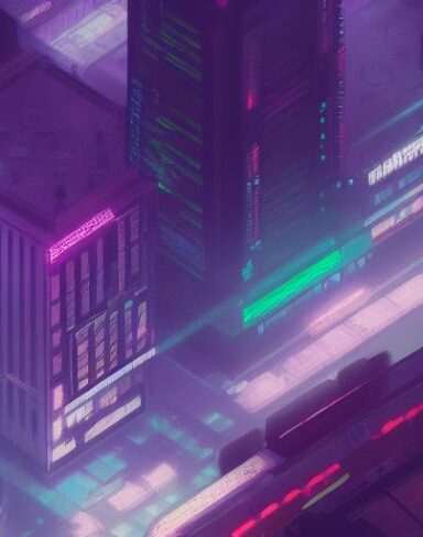 Cyberpunk speed art