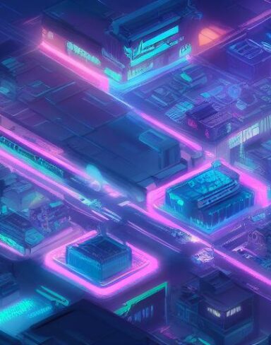 Cyberpunk speed art