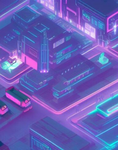 Cyberpunk speed art