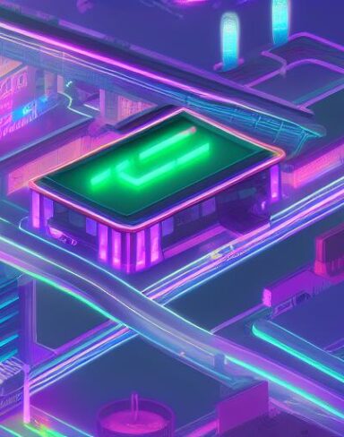 Cyberpunk speed art
