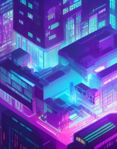 Cyberpunk speed art
