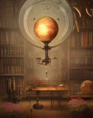 Dark steampunk art