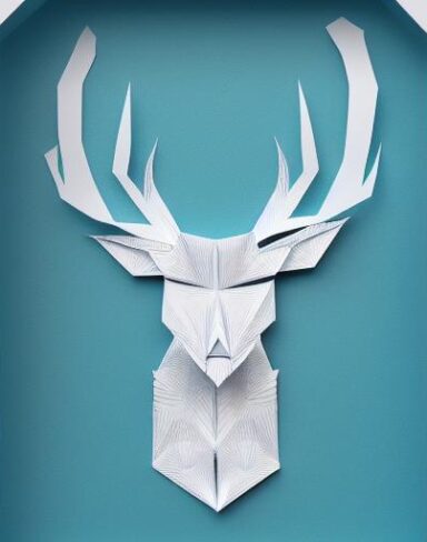 Layered paper art