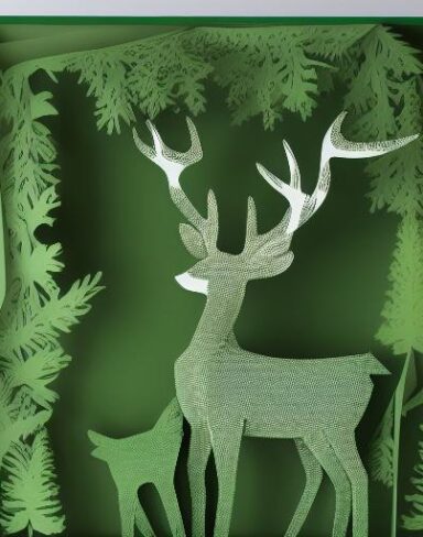Layered paper art