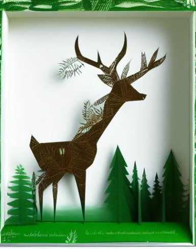 Layered paper art