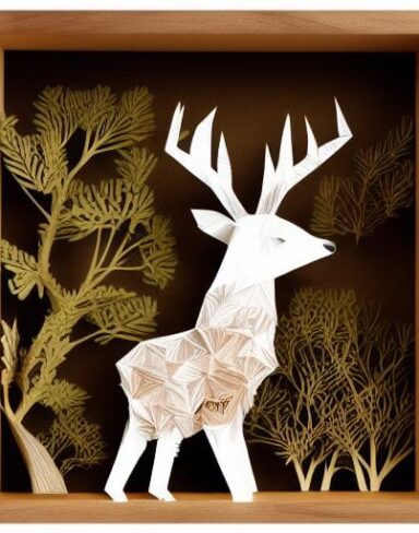 Layered paper art