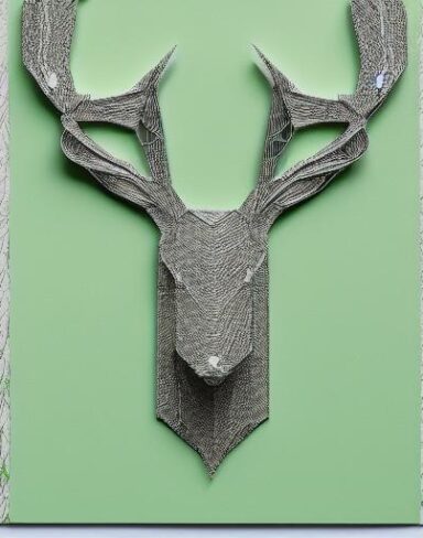 Layered paper art