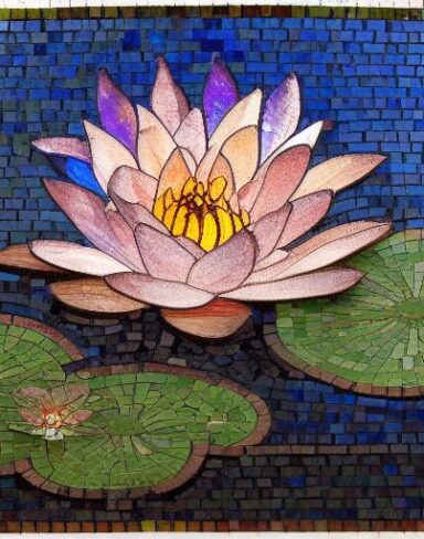 Mosaic of flower