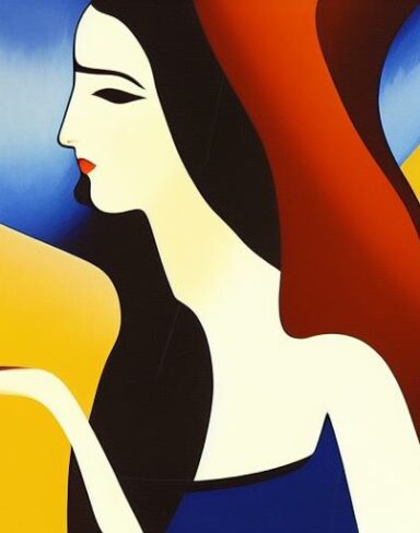 Painting of woman