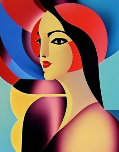 Painting of woman
