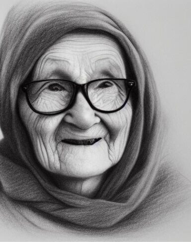 Rough pencil sketch