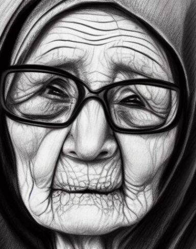Rough pencil sketch