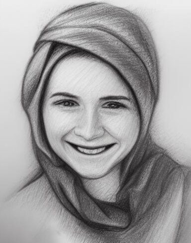 Rough pencil sketch