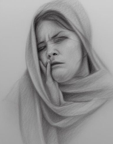 Rough pencil sketch