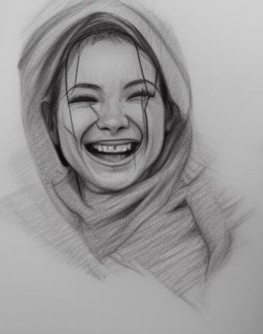 Rough pencil sketch