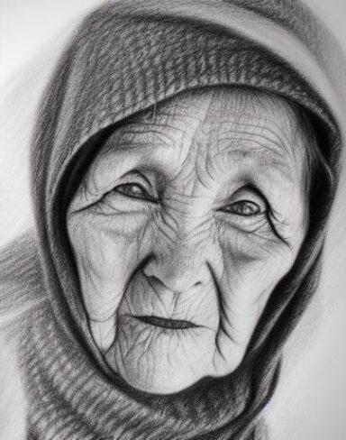 Rough pencil sketch