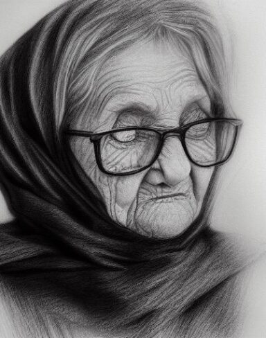 Rough pencil sketch