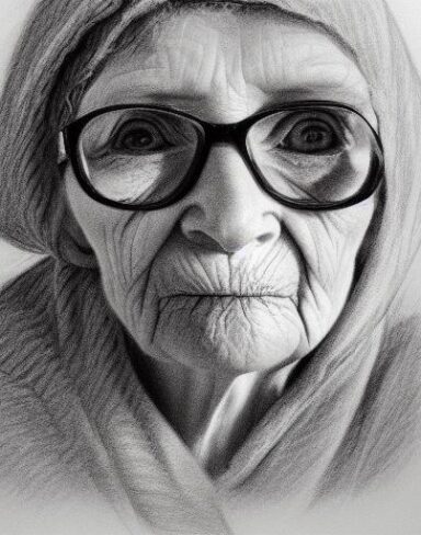 Rough pencil sketch