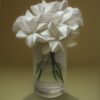 The vase with paper flowers inside the vase The vase with paper flowers inside the vase
