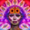A digital Psychedelic painting inspired by Amanda Sage A digital Psychedelic painting inspired by Amanda Sage