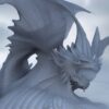 A dragon ice sculpture A dragon ice sculpture