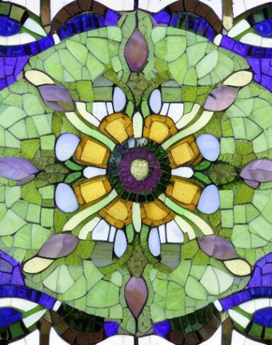A flower mosaic