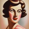 A woman face A woman face