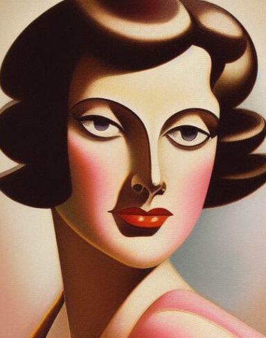 A woman face