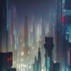 City filled with lots of tall buildings and citizens City filled with lots of tall buildings and citizens