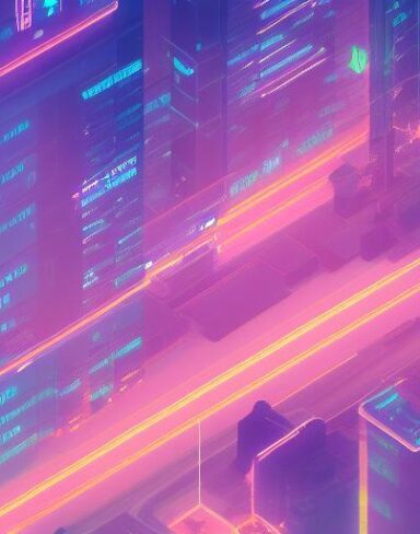 Cyberpunk speed art