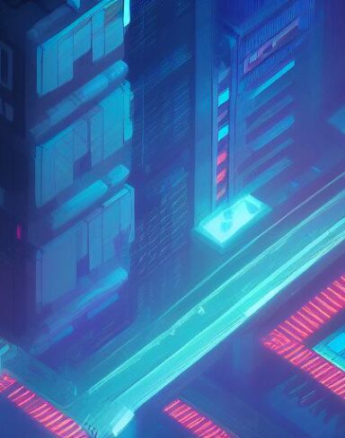 Cyberpunk speed art