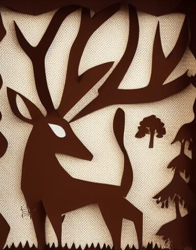 Layered paper art
