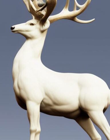 Statue of deer