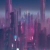 The digital city filled with lots of tall buildings The digital city filled with lots of tall buildings