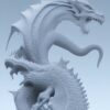 The dragon ice sculpture The dragon ice sculpture