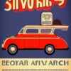 Vintage poster advertising vehicle Vintage poster advertising vehicle