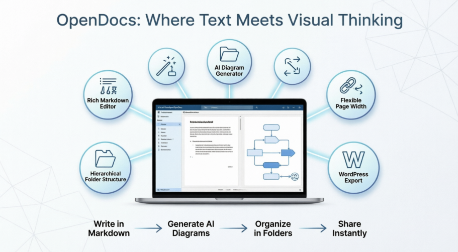 Vượt Ngoài Ghi Chú Và Sơ Đồ: Một Bài Đánh Giá Thực Tế Về Visual Paradigm OpenDocs Như Một Trung Tâm Kiến Thức Toàn Diện Cho Bạn